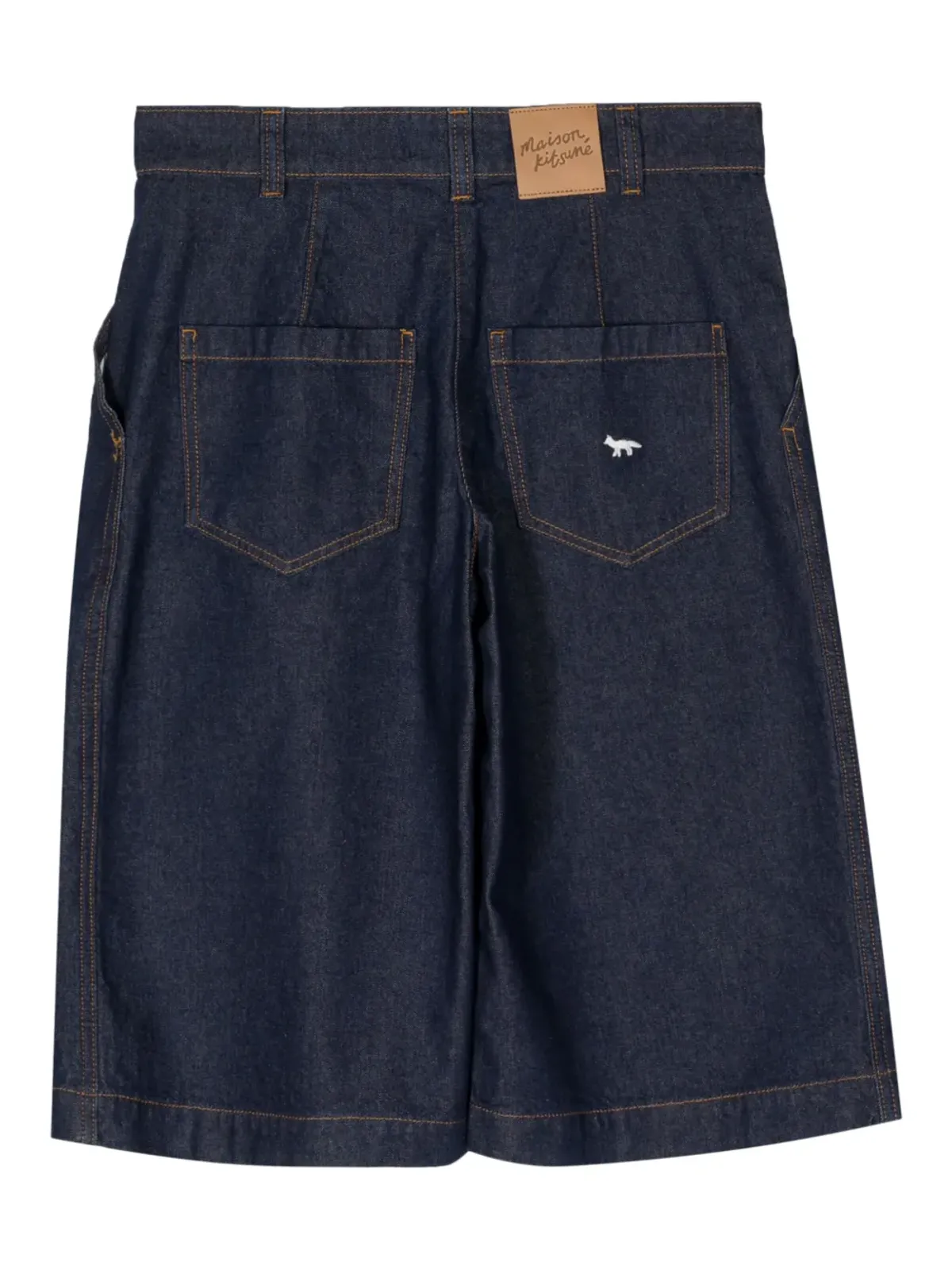 Maison Kitsuné ロゴパッチ コットン スカート - 画像2