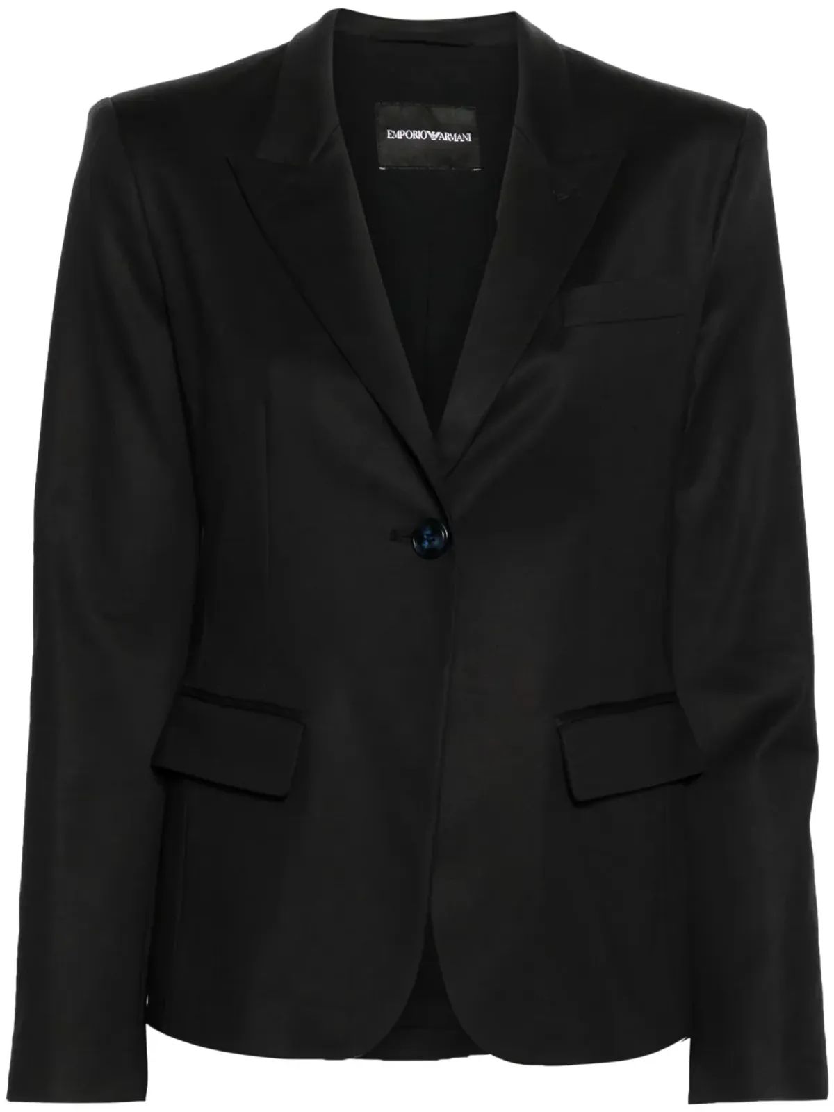 Emporio Armani シングルブレスト ブレザー ブルー - 画像1