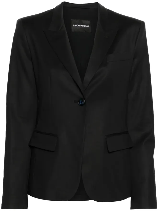 Emporio Armani Emporio Armani シングルブレスト ブレザー ブルーの商品画像