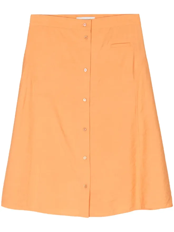 Maison Kitsuné Maison Kitsuné ハイウエストのAラインミディスカートの商品画像