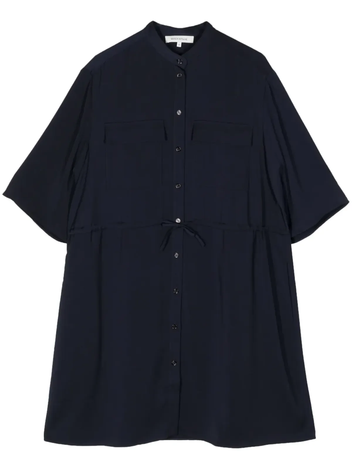 Maison Kitsuné ショートスリーブ ボタンアップ ミニドレス - 画像1