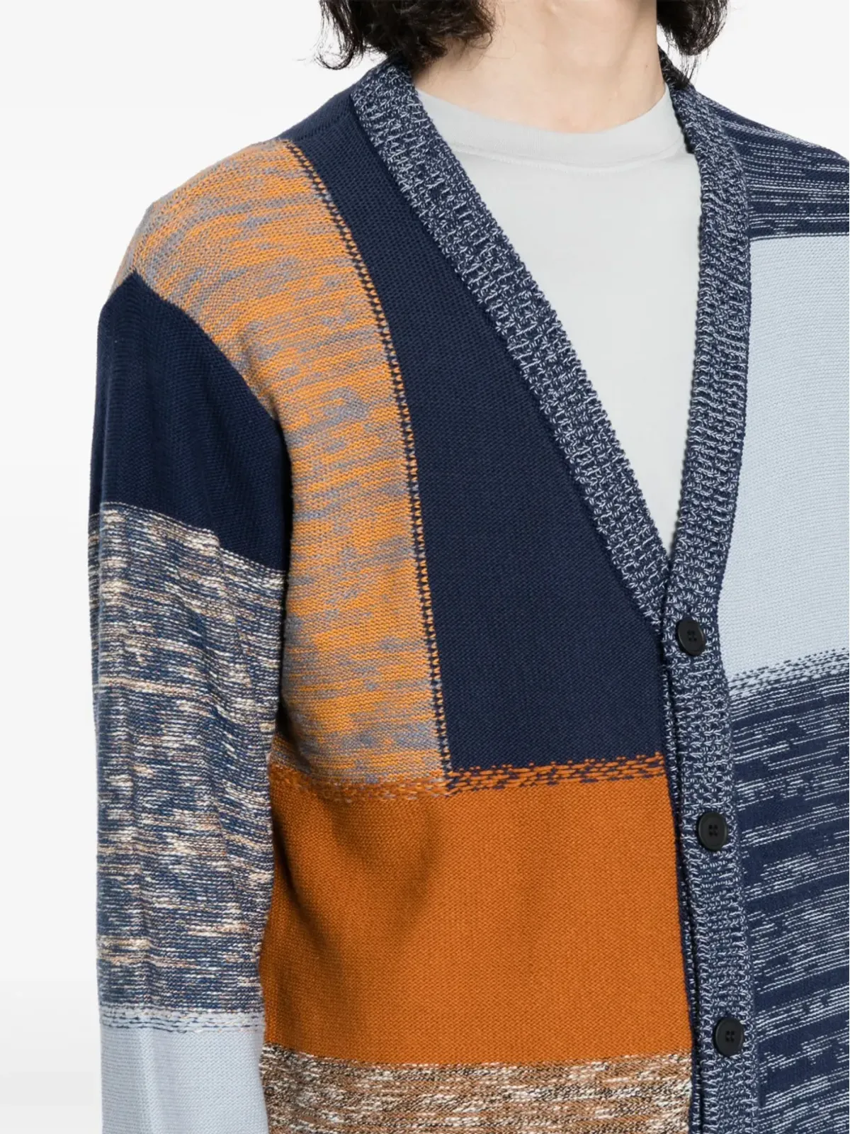 Maison Kitsuné Vネックニットカーディガン - 画像5