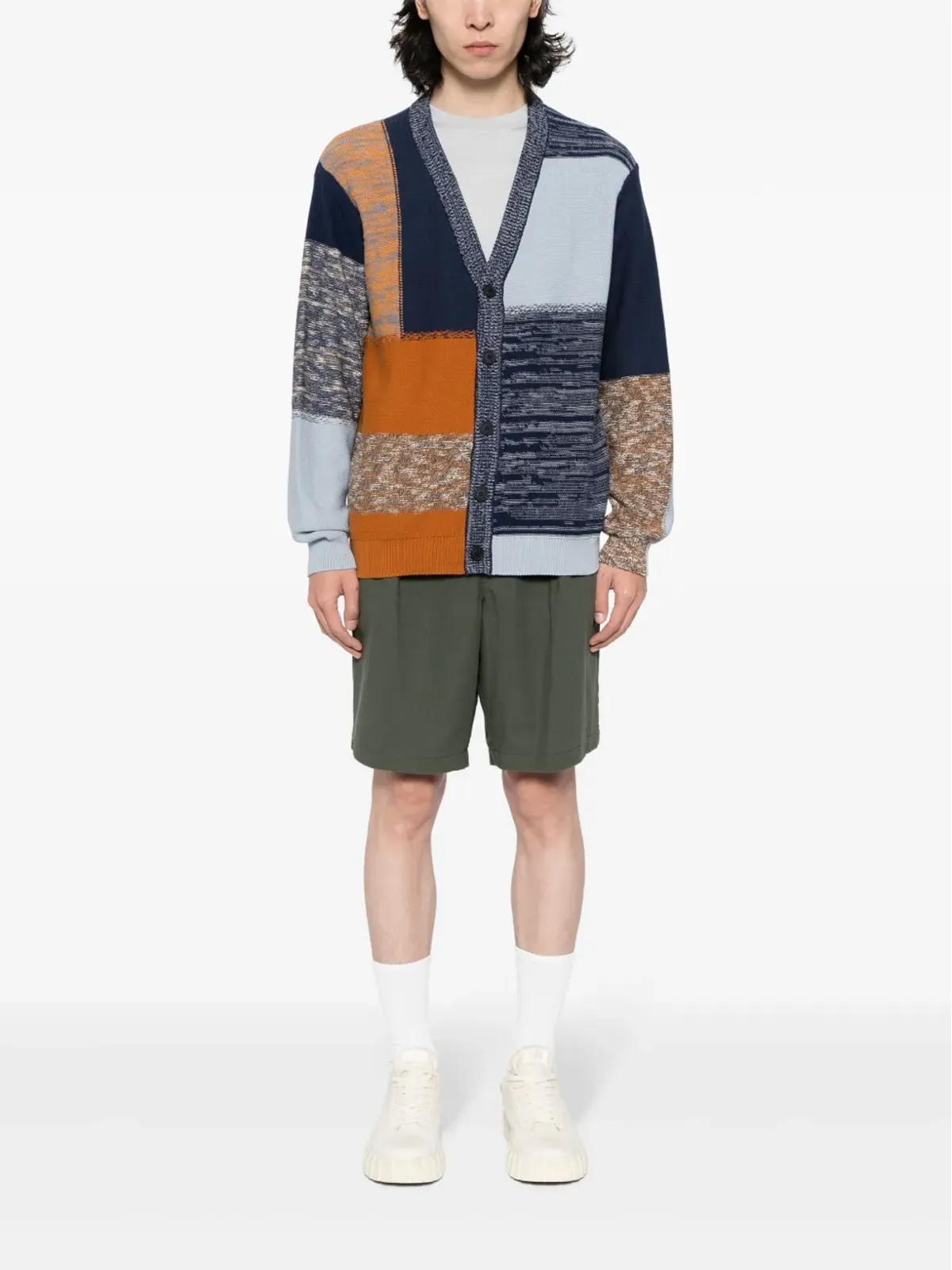 Maison Kitsuné Vネックニットカーディガン - 画像2