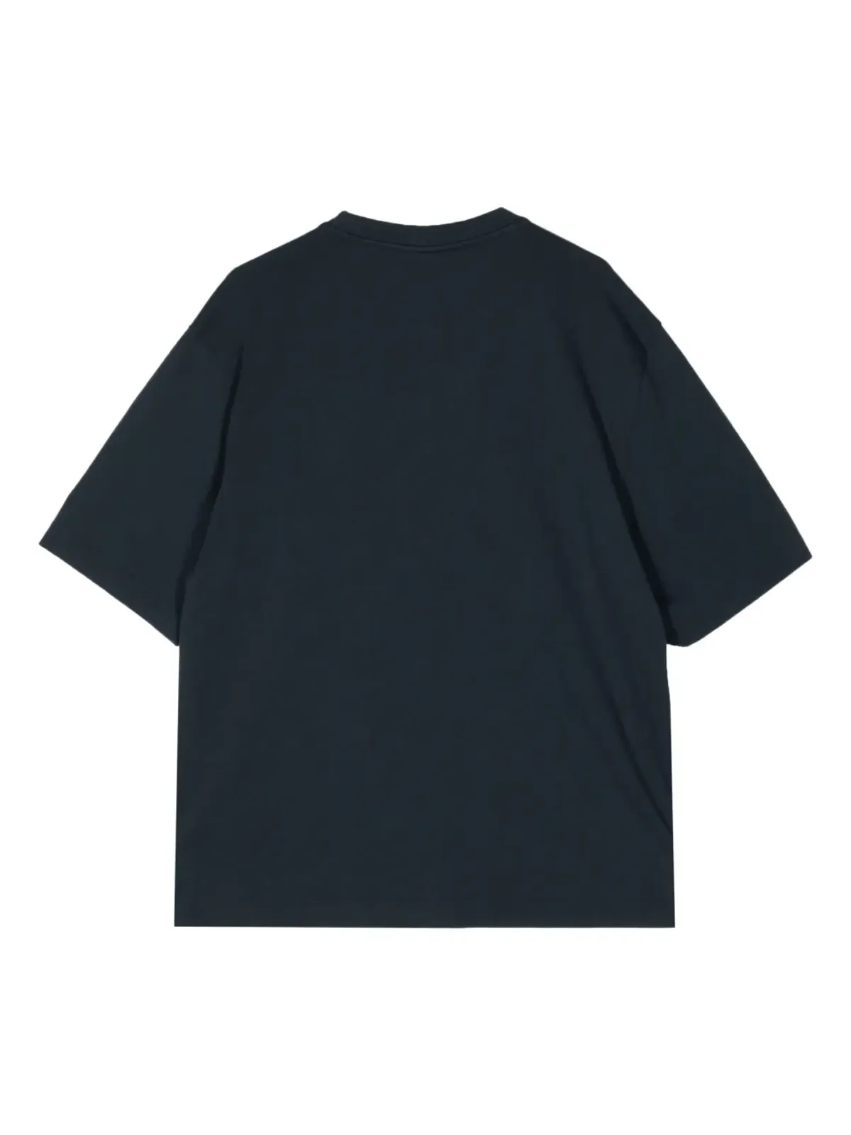 Maison Kitsuné ロゴ刺繍入り コットン Tシャツ ブルー - 画像2