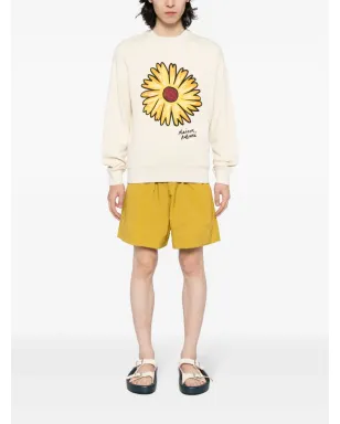 Maison Kitsuné ひまわりモチーフ長袖セーター - ベージュ - サムネイル2