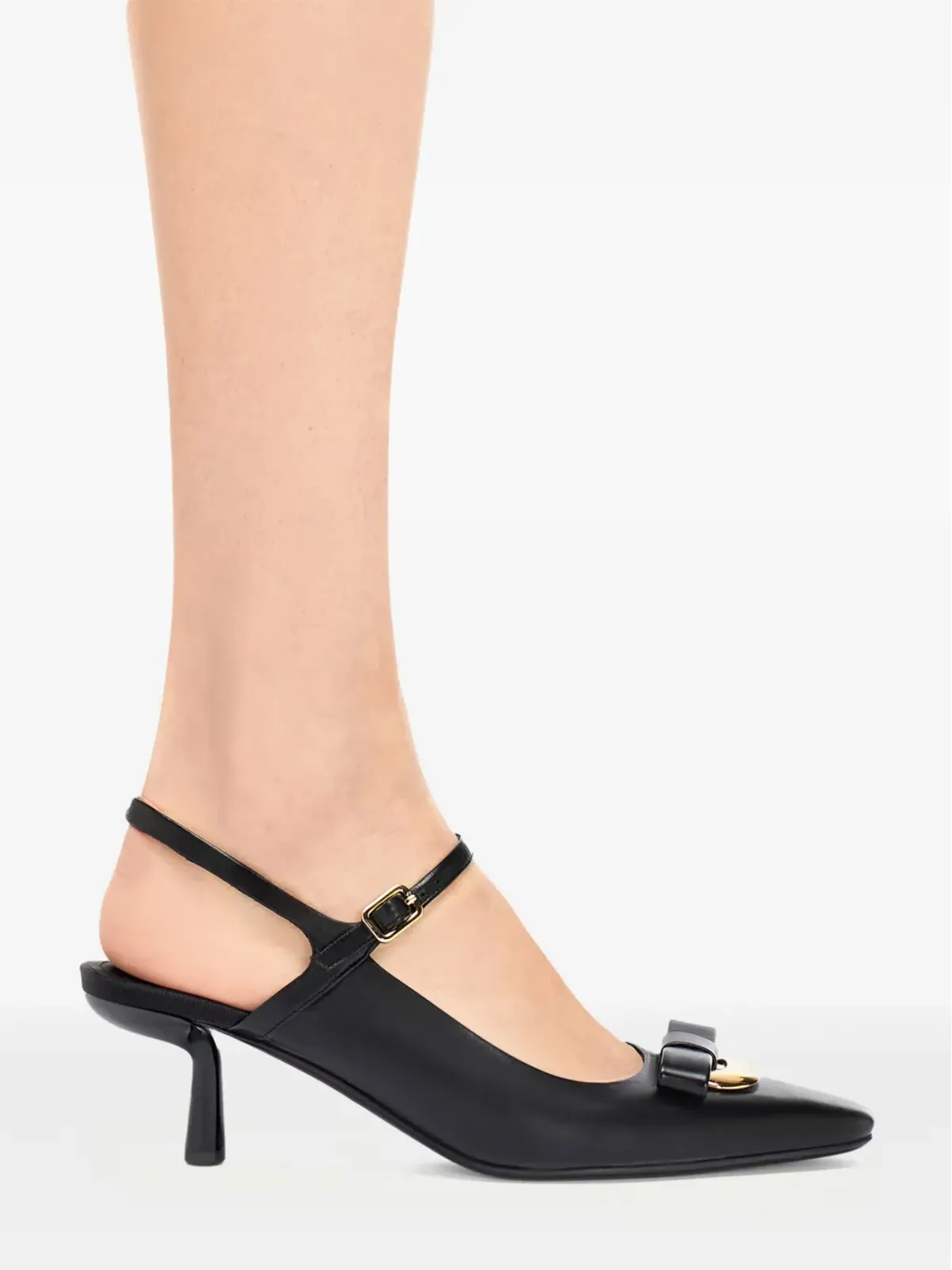 Ferragamo 55mmドロップボウパンプス - 画像5