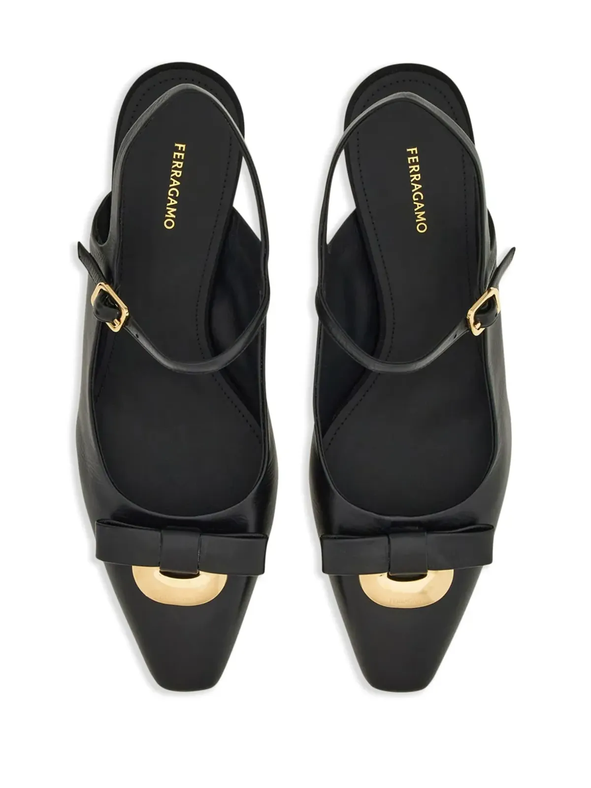 Ferragamo 55mmドロップボウパンプス - 画像4