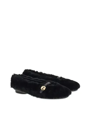 Ferragamo フワフワ バレリーナシューズ - サムネイル2