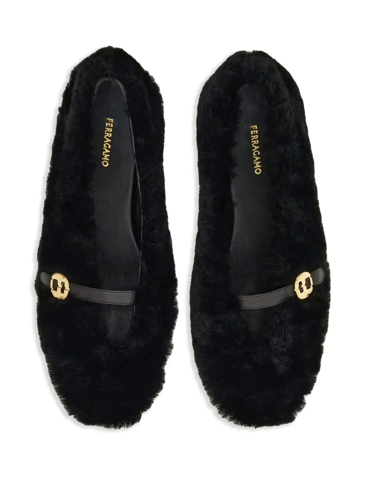 Ferragamo フワフワ バレリーナシューズ - 画像4