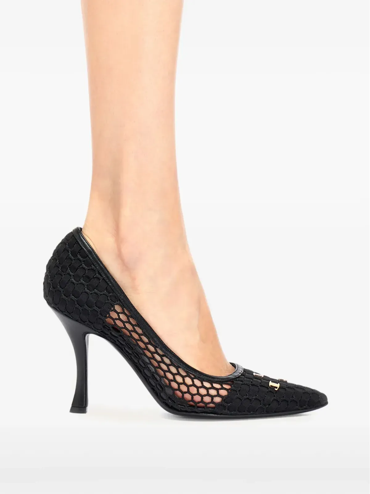 Ferragamo Vara-appliqué スリングバックパンプス - ブラック - 画像5