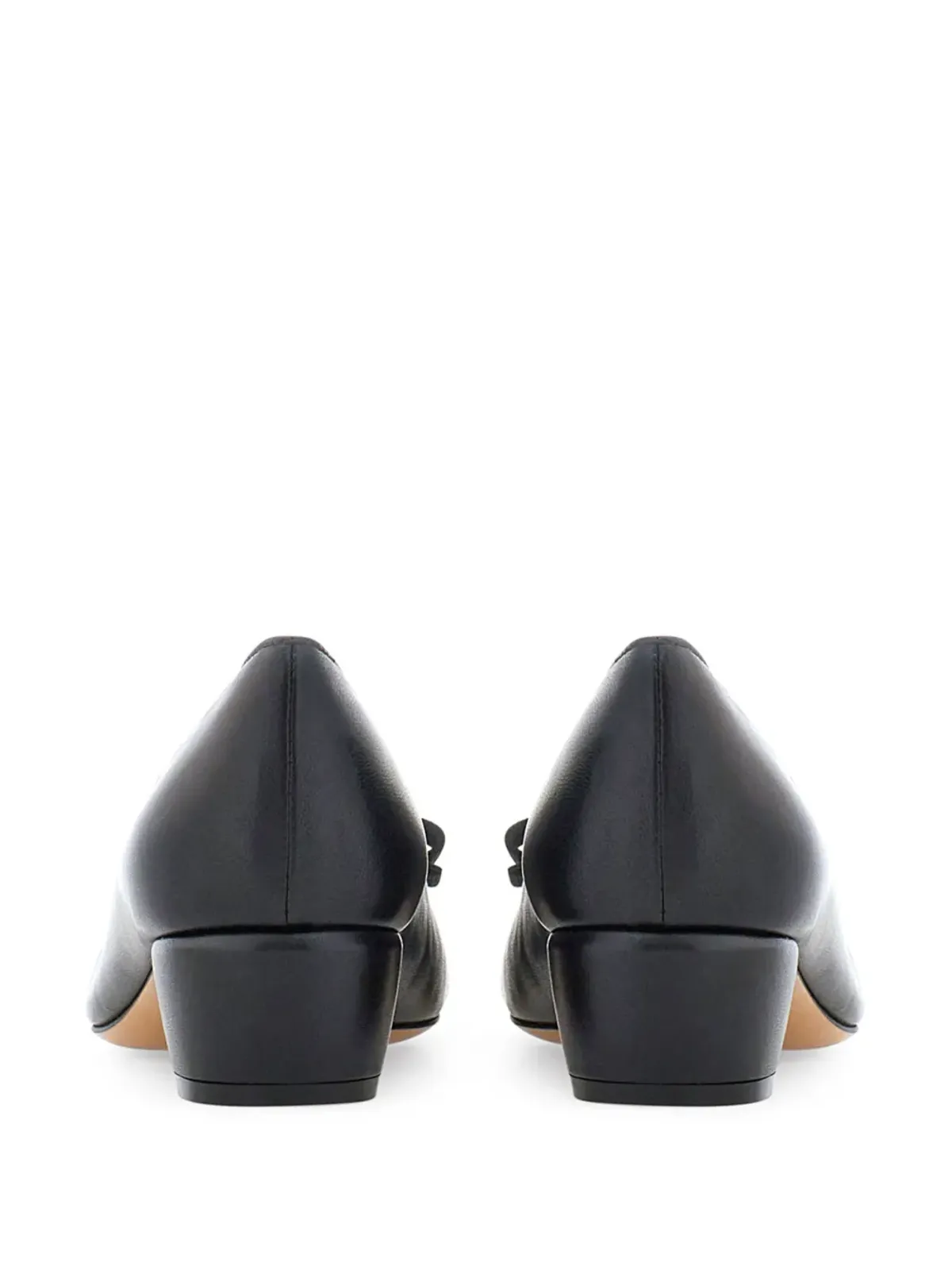 Ferragamo Vara 30mm レザー パンプス - ブラック - 画像3