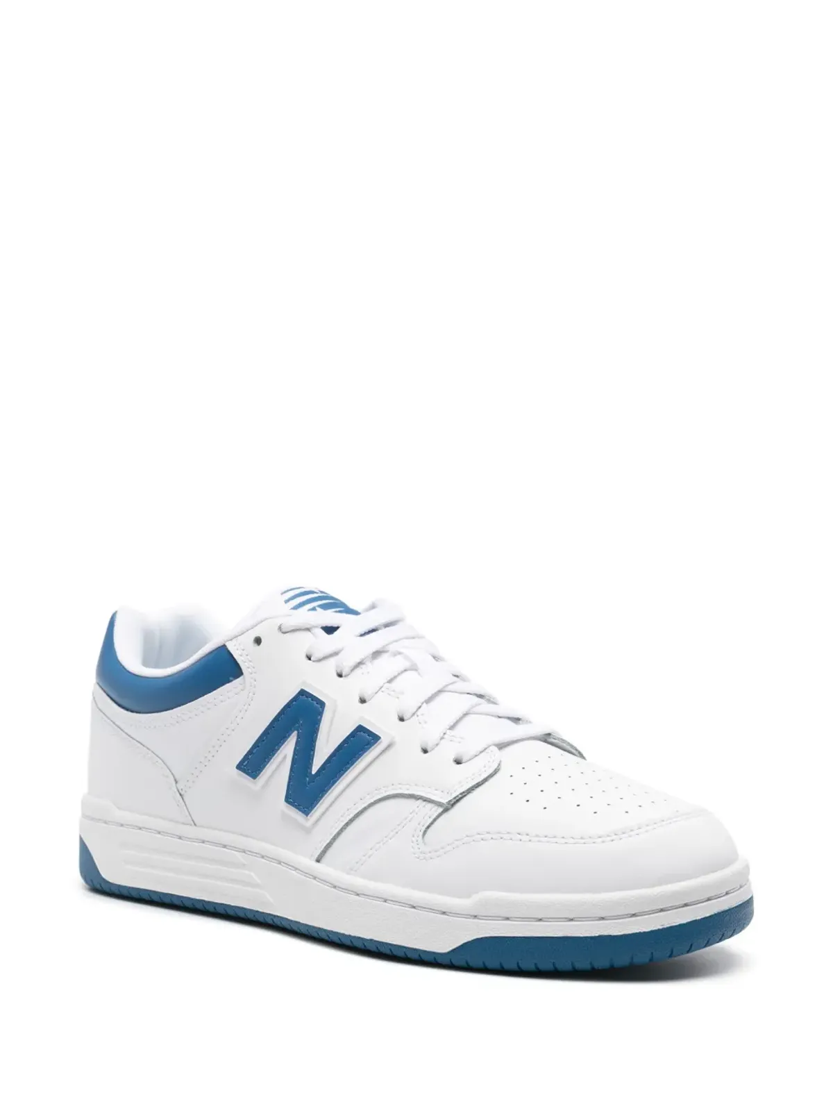 New Balance 480 レザー スニーカー - ホワイト - 画像2