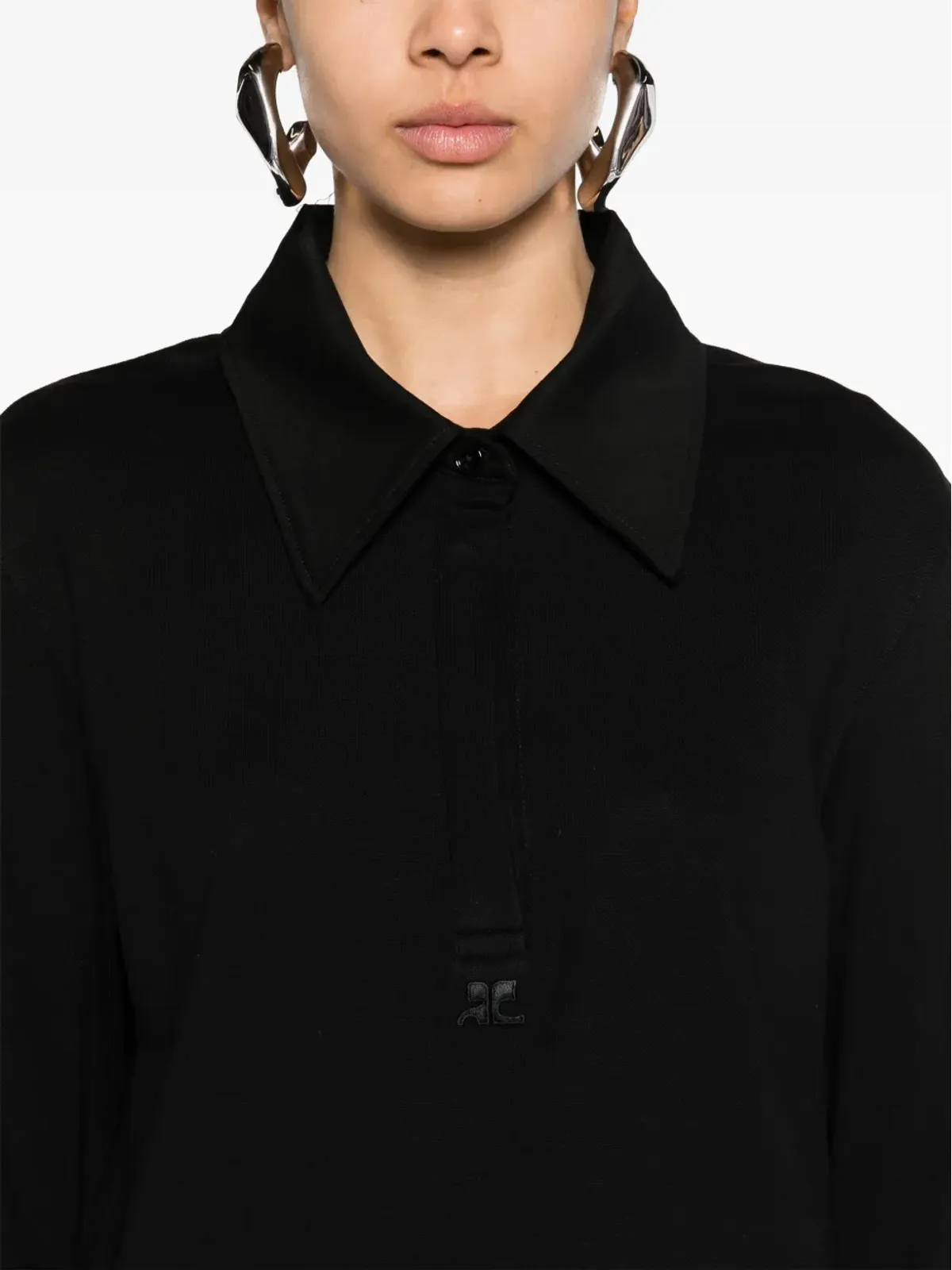 Courrèges ピケコットン ポロシャツ - 画像5