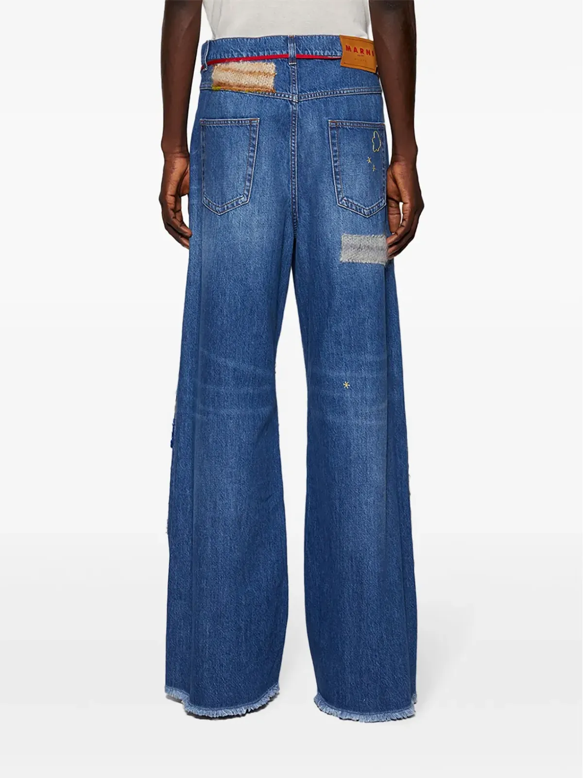 Marni ロゴパッチ コットンデニム ジーンズ - 画像5
