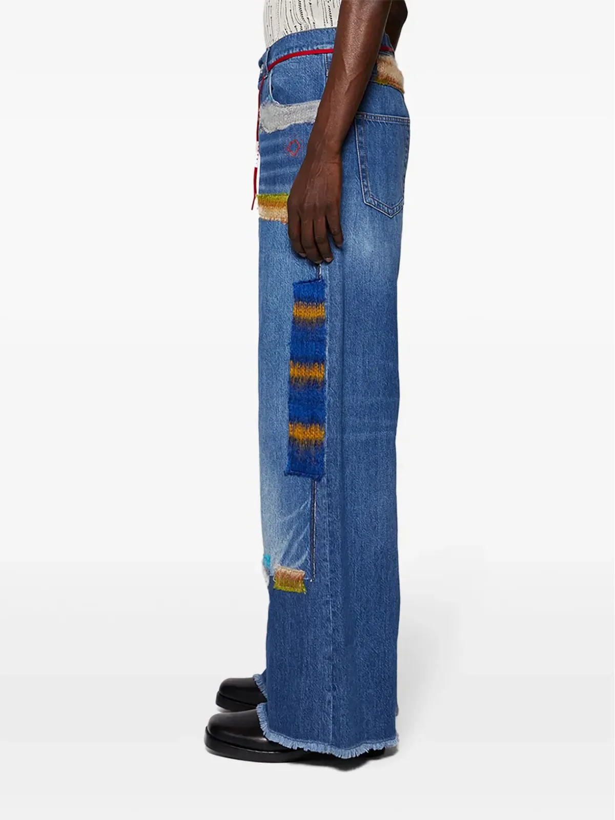 Marni ロゴパッチ コットンデニム ジーンズ - 画像4