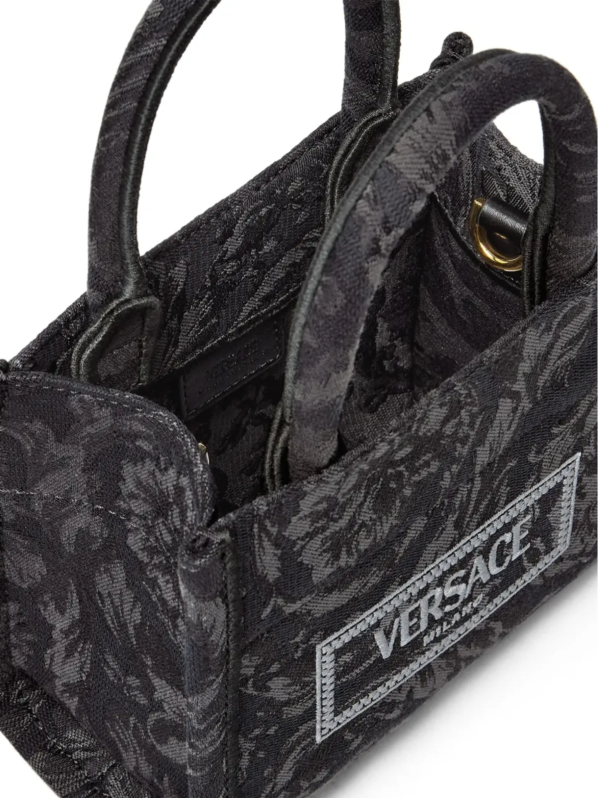 Versace Barocco Athena トートバッグ - ブラック - 画像5