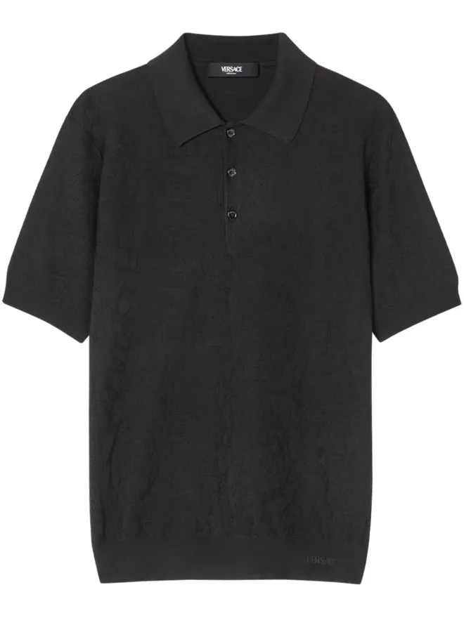 VERSACE Versace バロッコ ニットポロシャツの商品画像