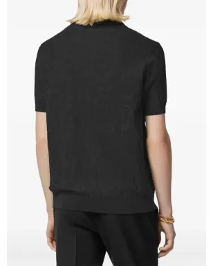 Versace バロッコ ニットポロシャツ - サムネイル4
