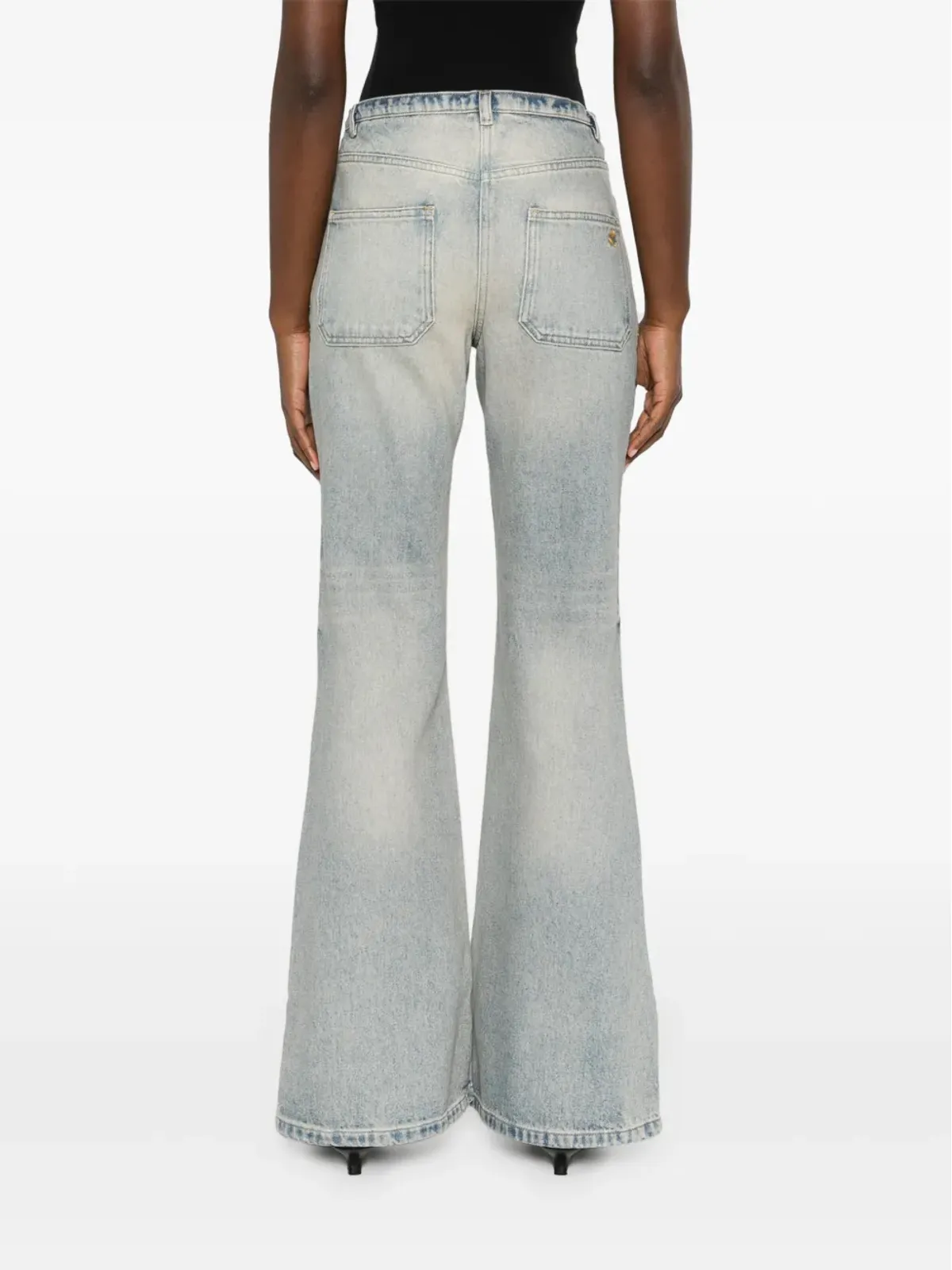 Courrèges ブートカット コットンデニムジーンズ - ブルー - 画像4