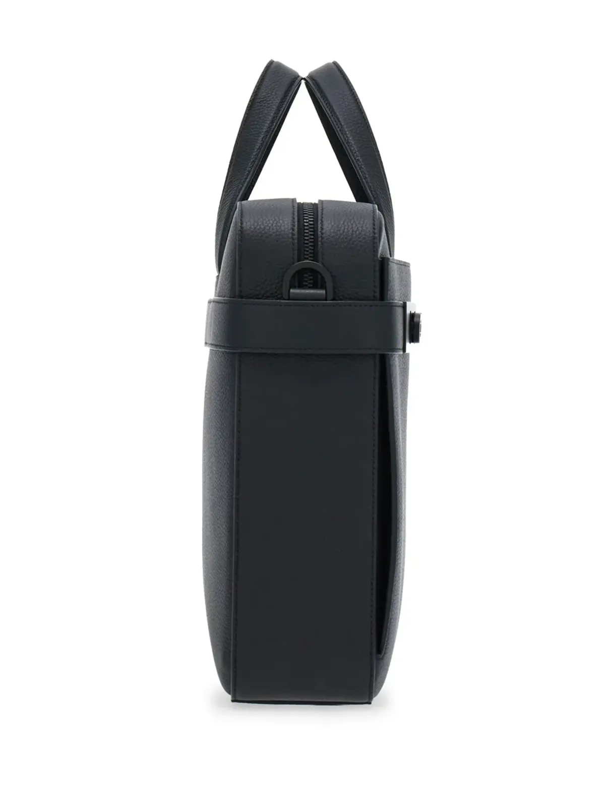 Ferragamo ガンチーニバックル レザー ラップトップバッグ - ブラック - 画像5