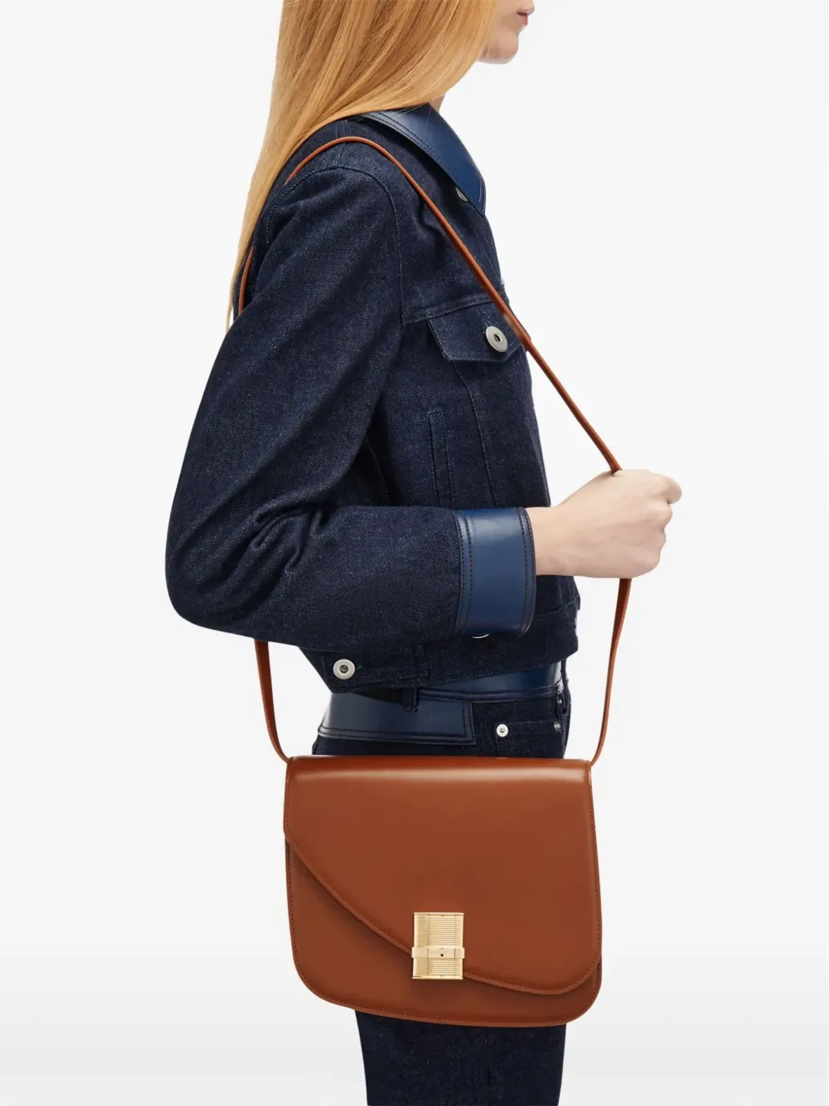 Ferragamo ミディアム フィアマ クロスボディバッグ - ブラウン - 画像2