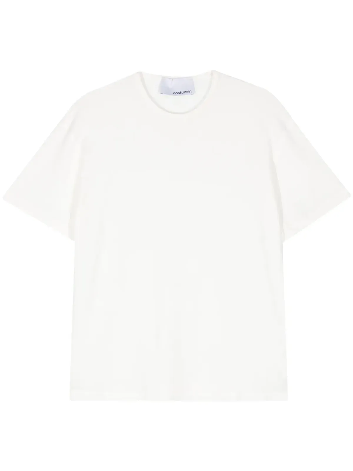 Costumein コットン半袖Tシャツ（ホワイト） - 画像1