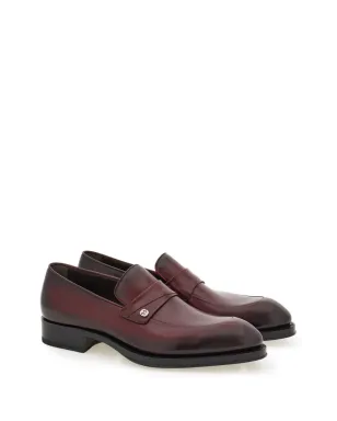 Ferragamo トラメッザ レザー ローファー - レッド - サムネイル2