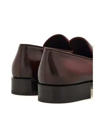 Ferragamo トラメッザ レザー ローファー - レッド - サムネイル3