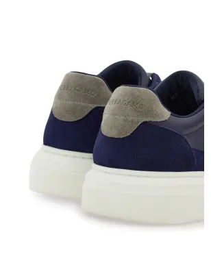 Ferragamo Gancini レザー スニーカー - Blue - サムネイル3
