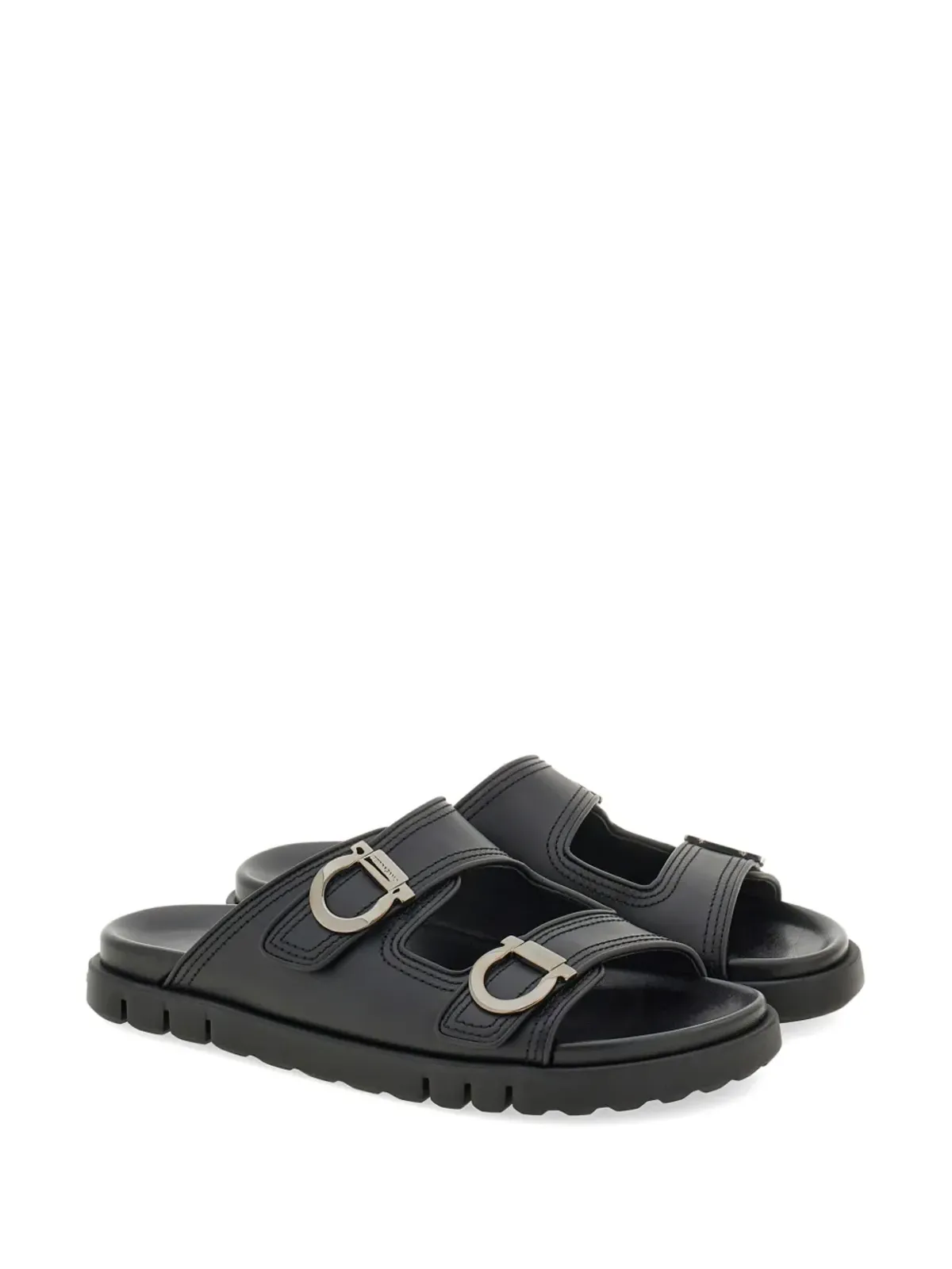 Ferragamo ガンチーニ レザー サンダル - 画像2