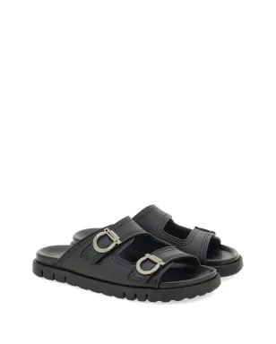 Ferragamo ガンチーニ レザー サンダル - サムネイル2