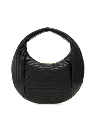 Ferragamo キルテッド ホーボーバッグ - ブラック - サムネイル2
