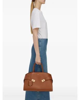 Ferragamo ザ・ハグ レザー トートバッグ ブラウン - サムネイル2