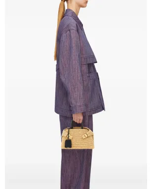 Ferragamo ハグ ラフィア ミニバッグ - ニュートラル - サムネイル2