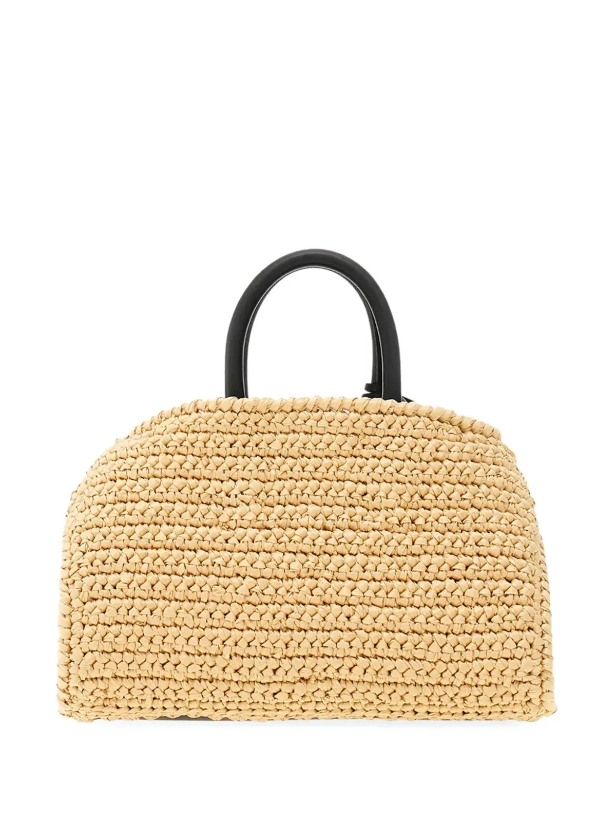 Ferragamo ハグ ラフィア ミニバッグ - ニュートラル - 画像4