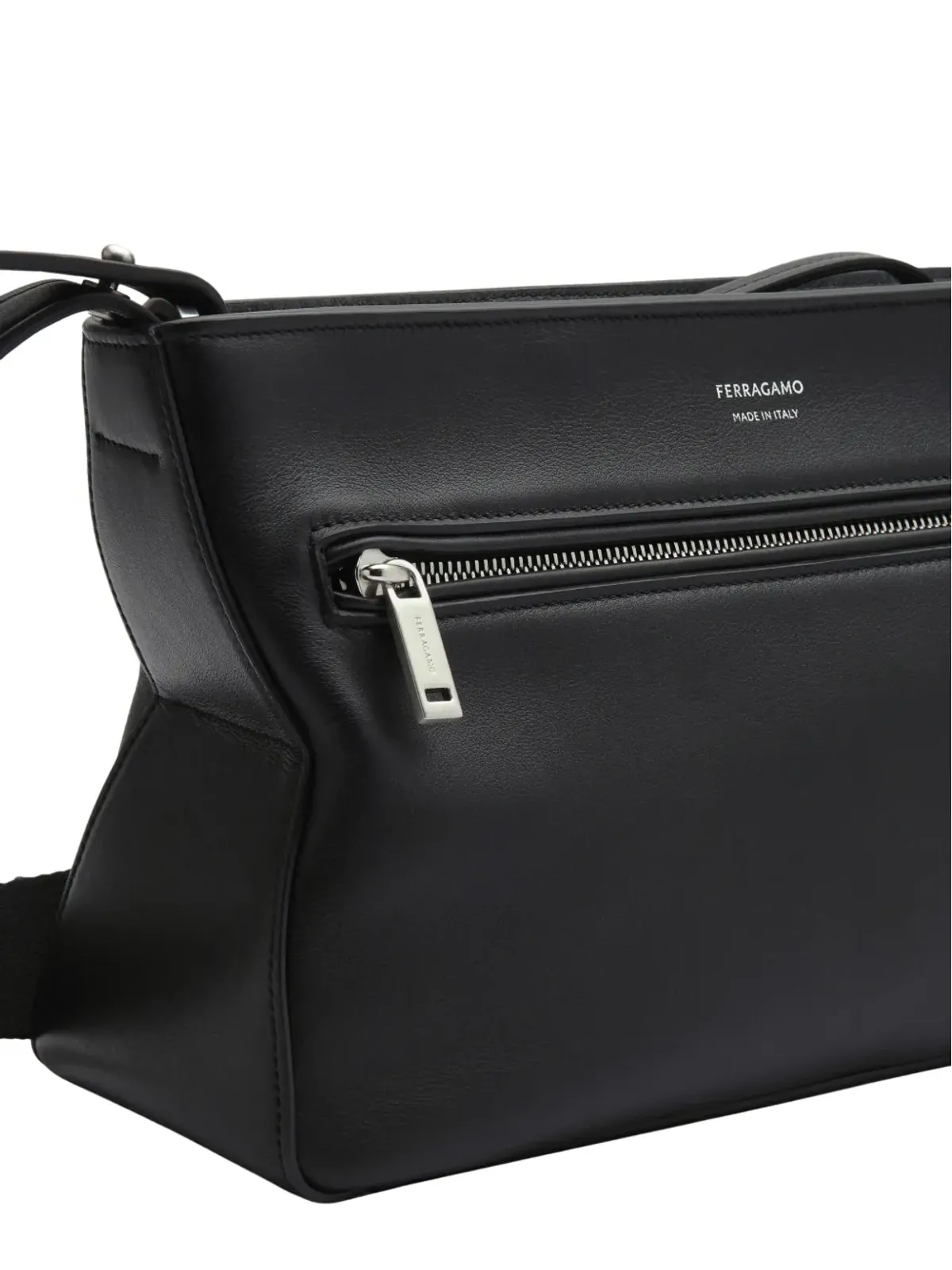 Ferragamo クロスボディレザーバッグ ブラック - 画像5