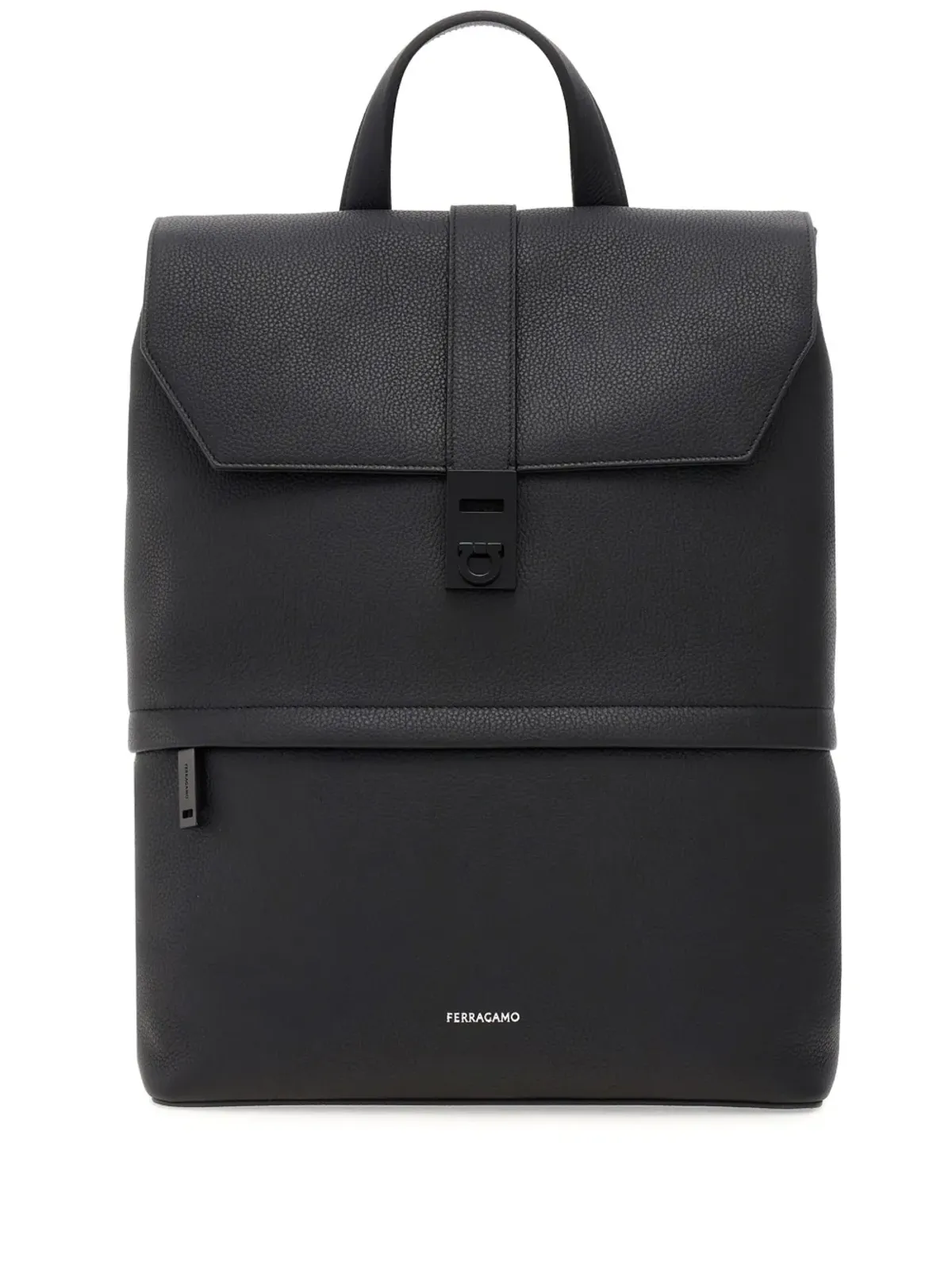 Ferragamo ロゴデボスド レザーバックパック - ブラック - 画像1