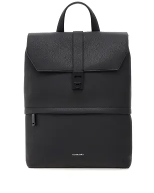 Ferragamo ロゴデボスド レザーバックパック - ブラック - サムネイル1