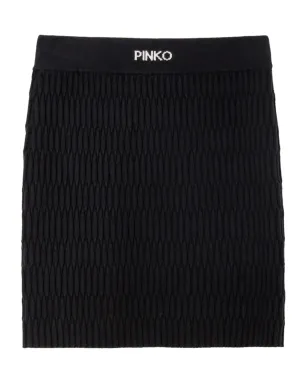 PINKO エキゾチック ミニスカート - ブラック - サムネイル2
