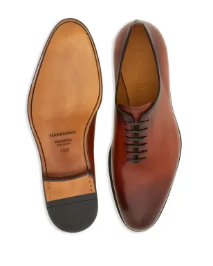 Ferragamo ビンテージ トラメッツァ レザー オックスフォード シューズ ブラウン - サムネイル5