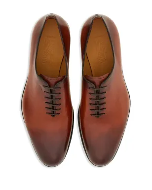 Ferragamo ビンテージ トラメッツァ レザー オックスフォード シューズ ブラウン - サムネイル4