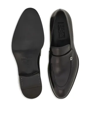 Ferragamo トラメッツァ アーモンドトゥ レザー ローファー ブラック - サムネイル5