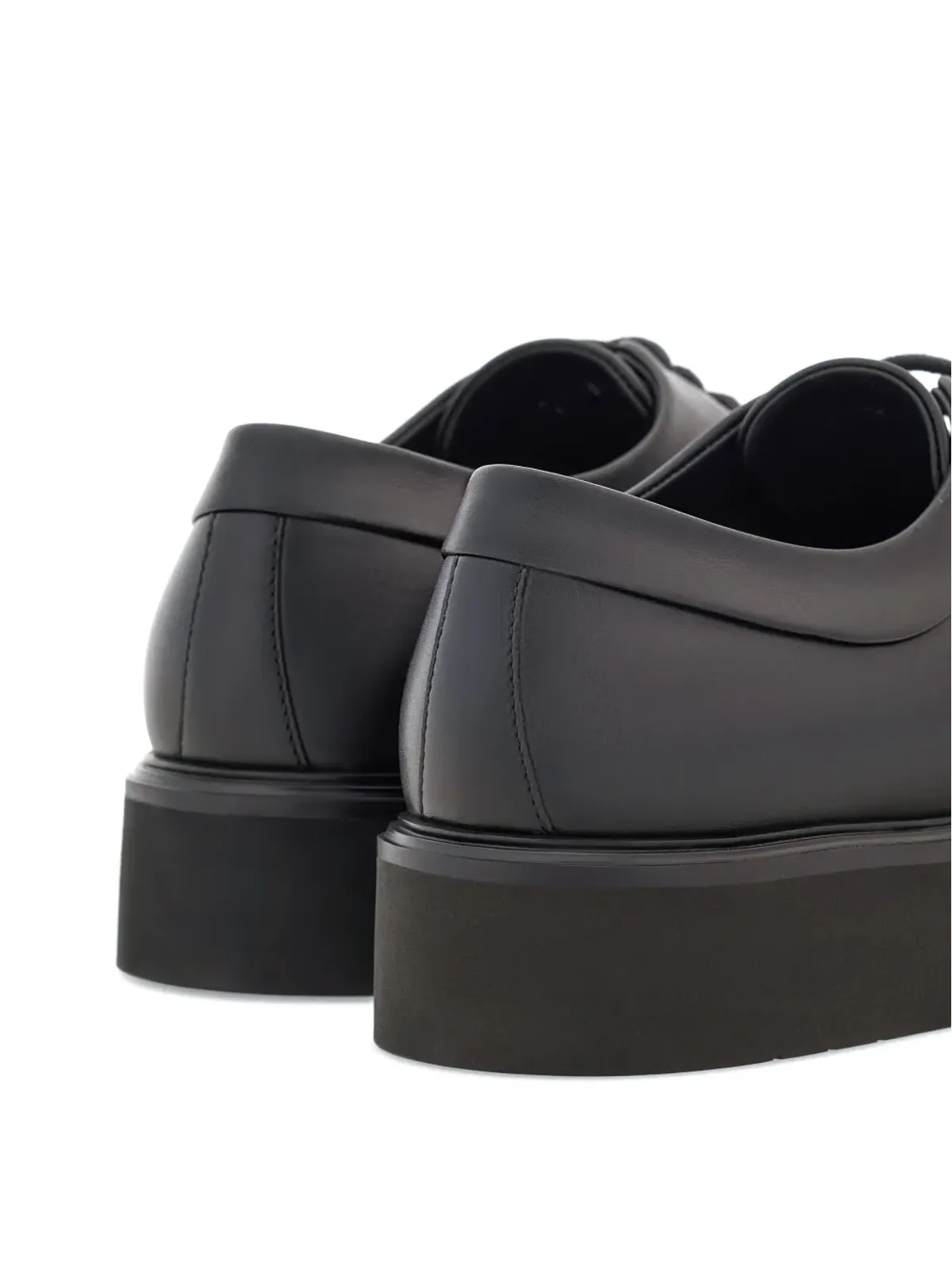Ferragamo ロゴデボスド レザー ダービーシューズ - 画像3