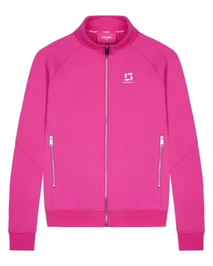 TEAM WANG design ロゴプリント ジップ付き トラックジャケット - ピンク - サムネイル1