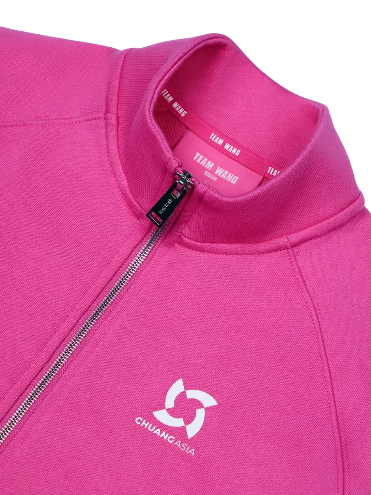 TEAM WANG design ロゴプリント ジップ付き トラックジャケット - ピンク - 画像3