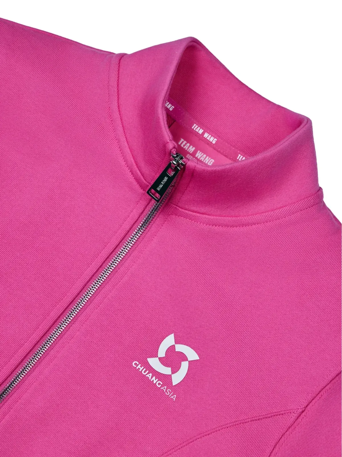 TEAM WANG design ロゴプリント入り クロップド トラックジャケット - 画像3