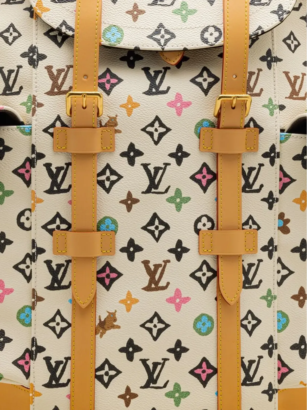 Louis Vuitton ビンテージ × タイラー・ザ・クリエイター LV クリストファー バックパック - ニュートラルカラー - 画像3