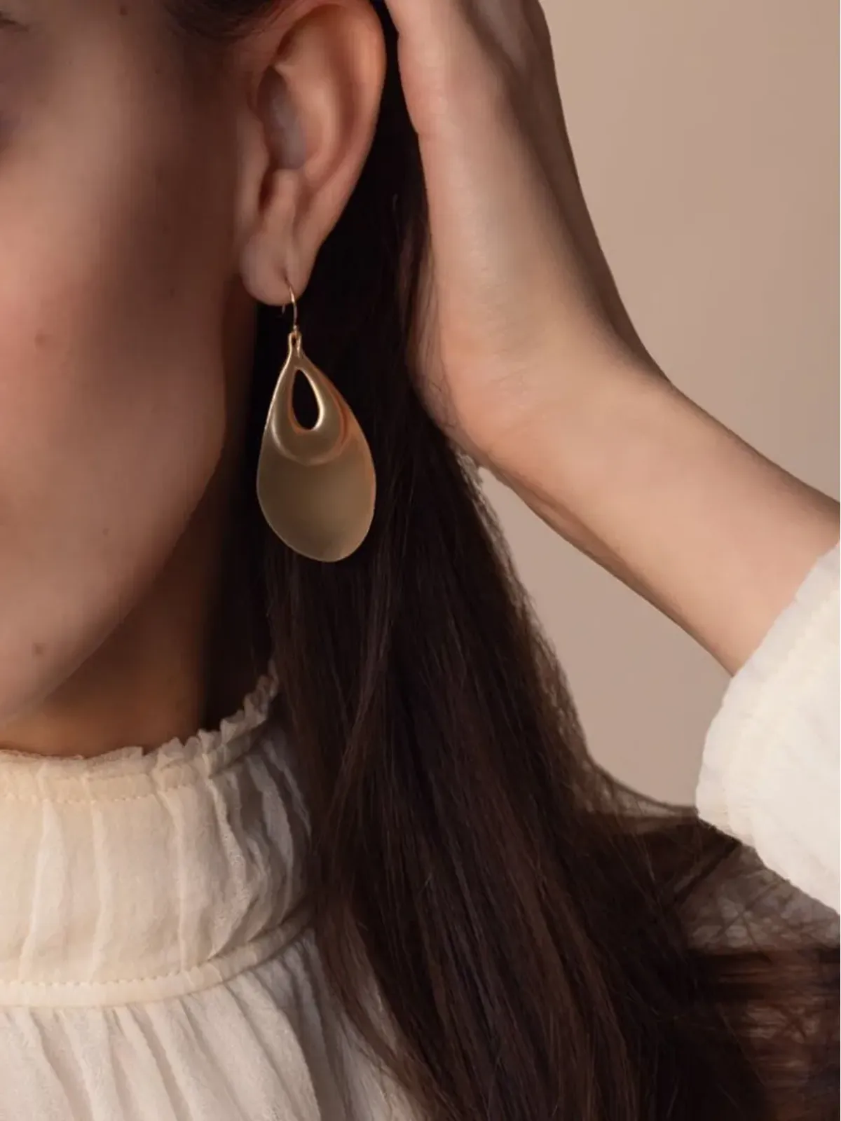 Ten Thousand Things 18kt yellow gold Peacock Eye earrings - 画像2