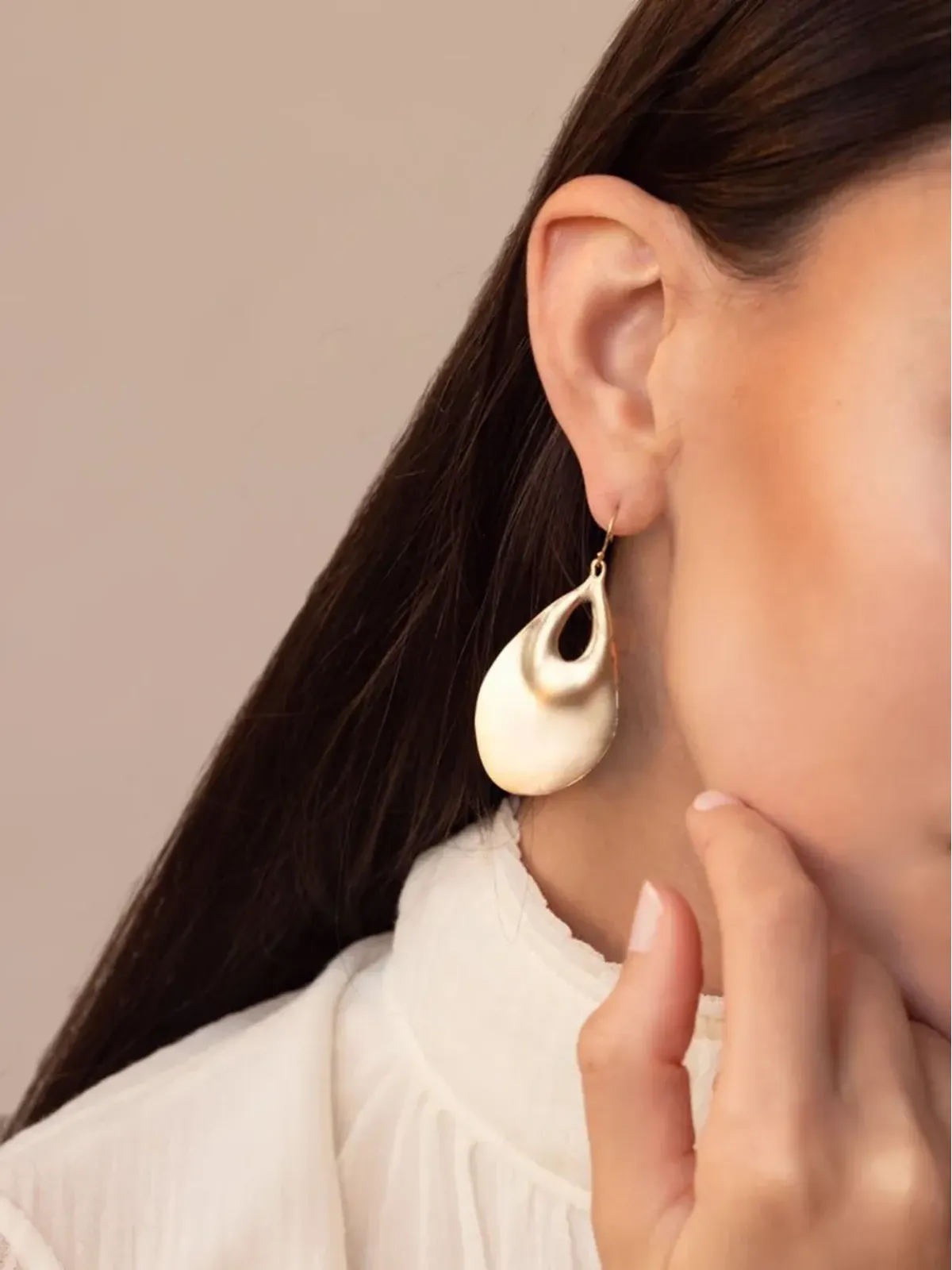Ten Thousand Things 18kt yellow gold Peacock Eye earrings - 画像3