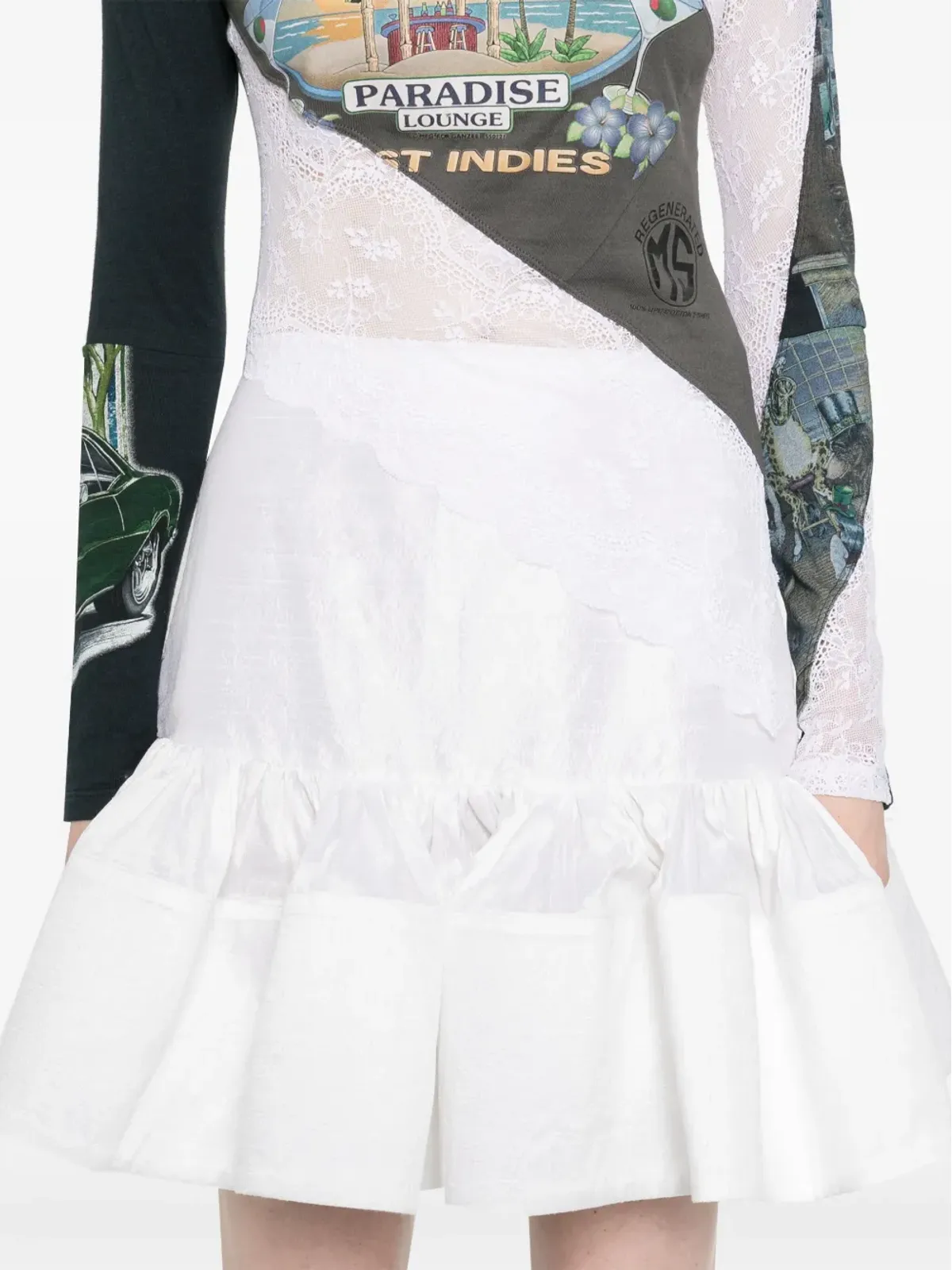 Marqueslmeida シルクミニスカート - 画像5